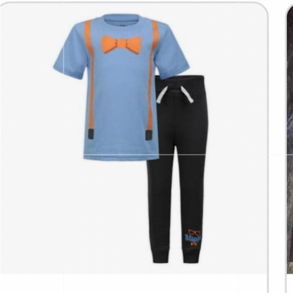 Brand new Blippi Short Sleeve T-shirt and Jogger Set